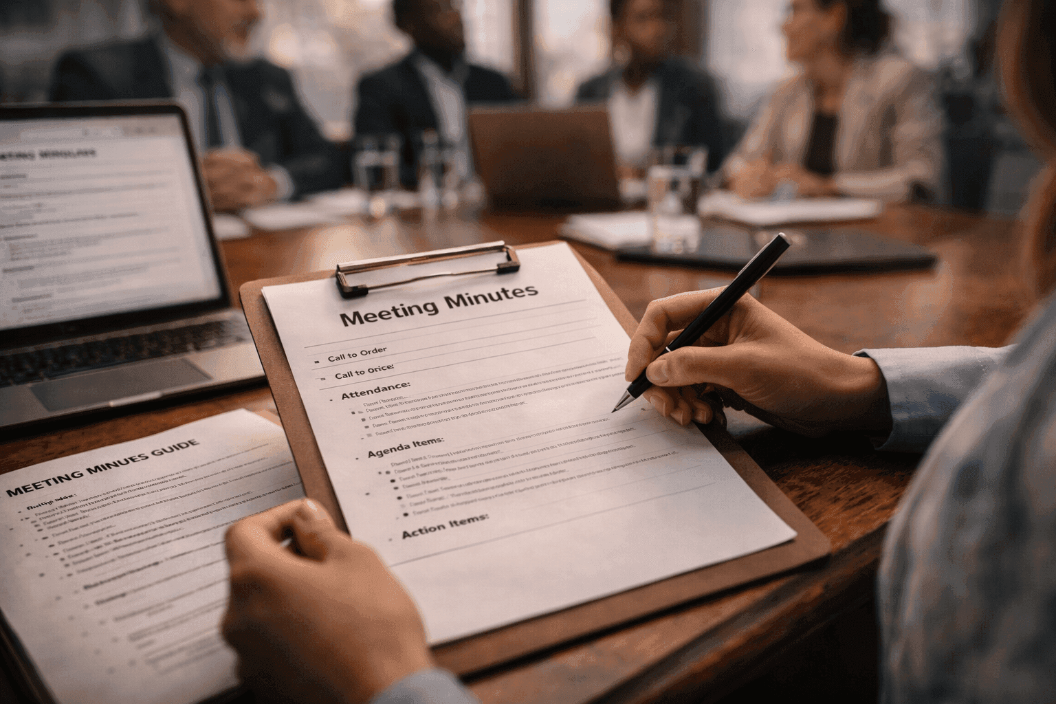 How to Write Meeting Minutes - Template & Guide