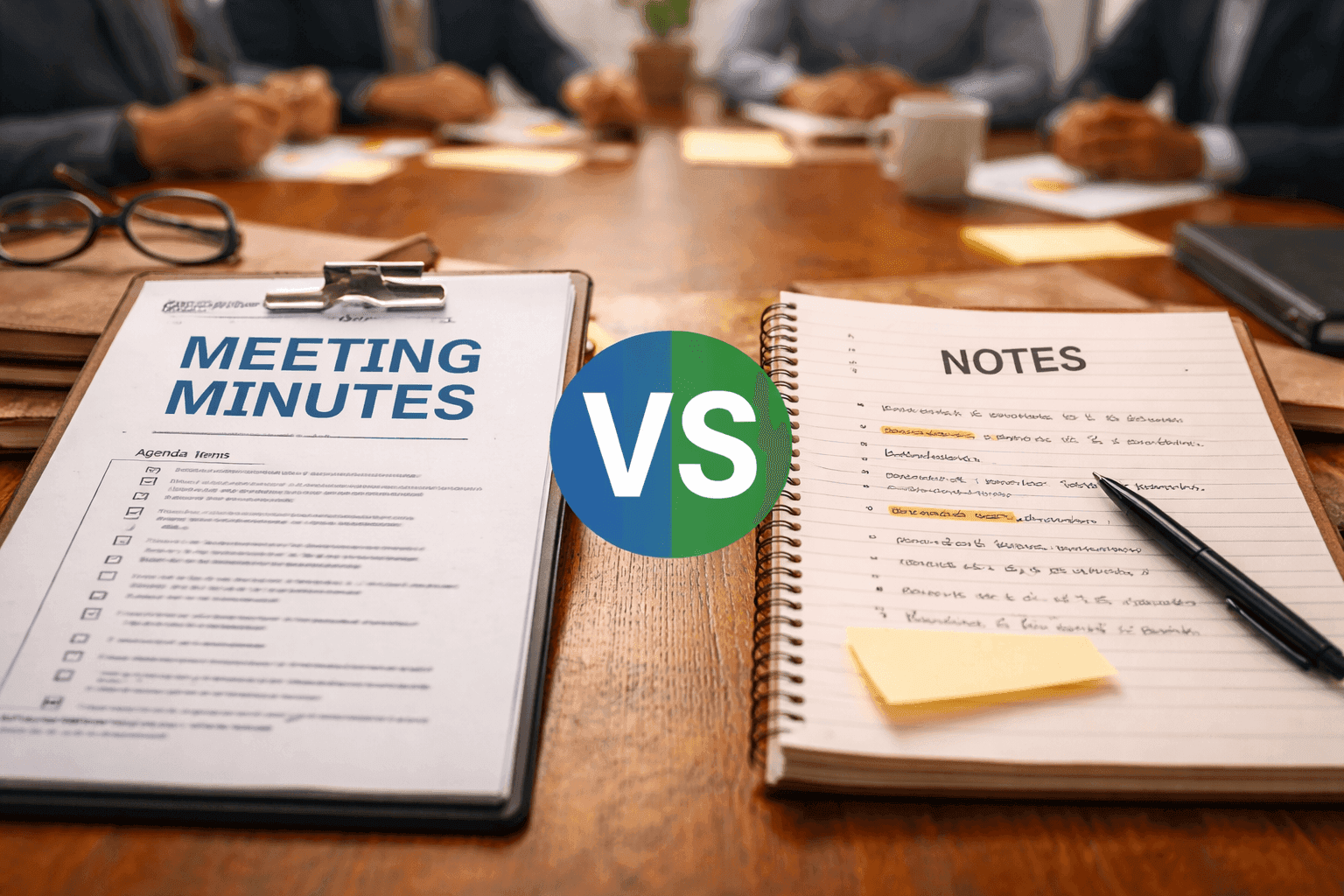 Meeting Minutes vs Notes: What's the Difference?