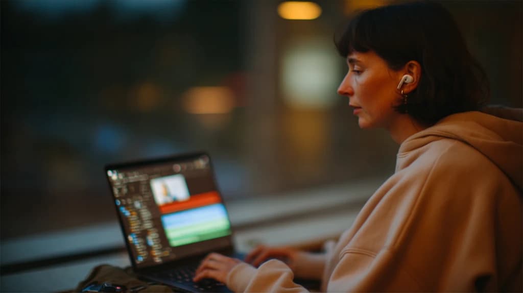 Creadores de contenido que trabajan con múltiples tipos de medios