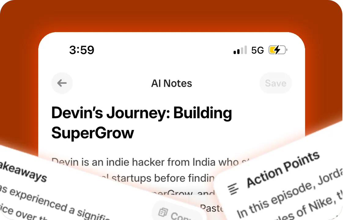 Convert into organized notes