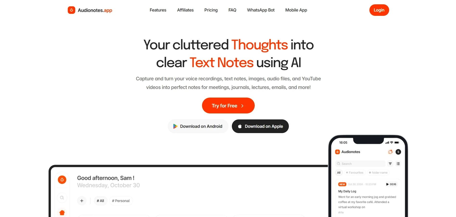 AudioNotes