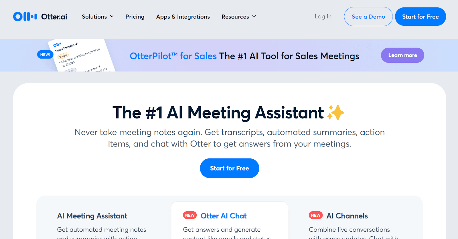 otter ai meeting assistant