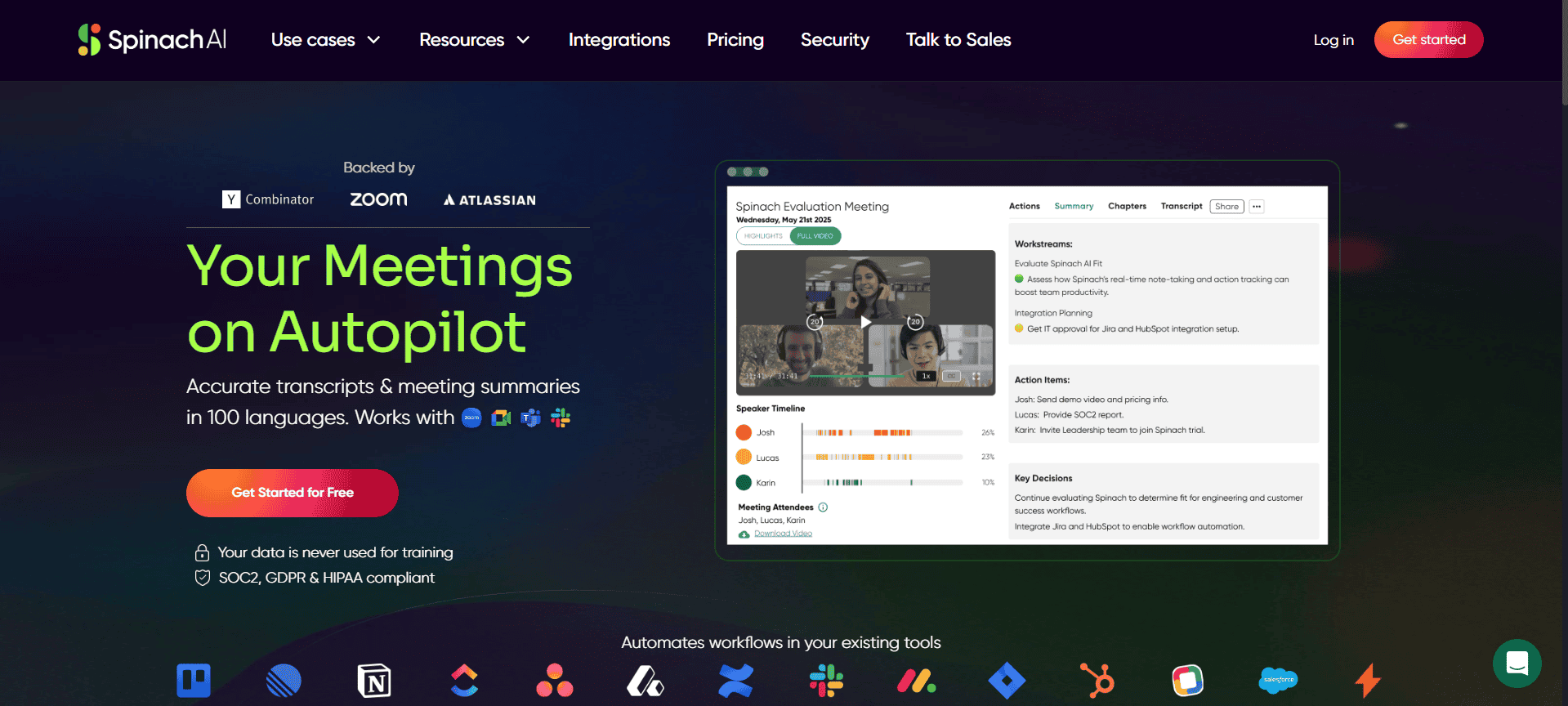 AI Tools for Note-Taking & Organization screenshot — Best AI Tools for Engineering Students (2026)