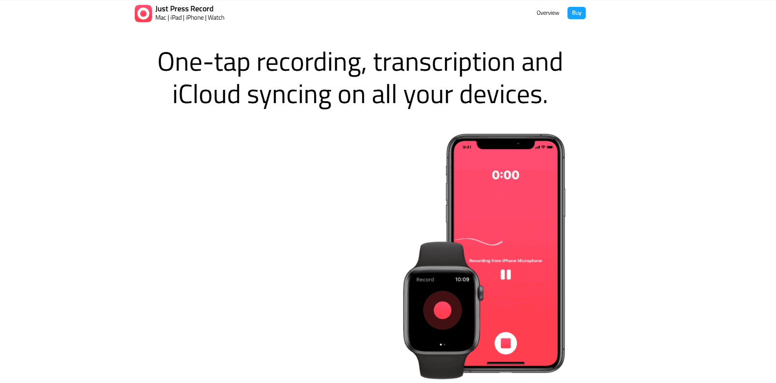 just press record