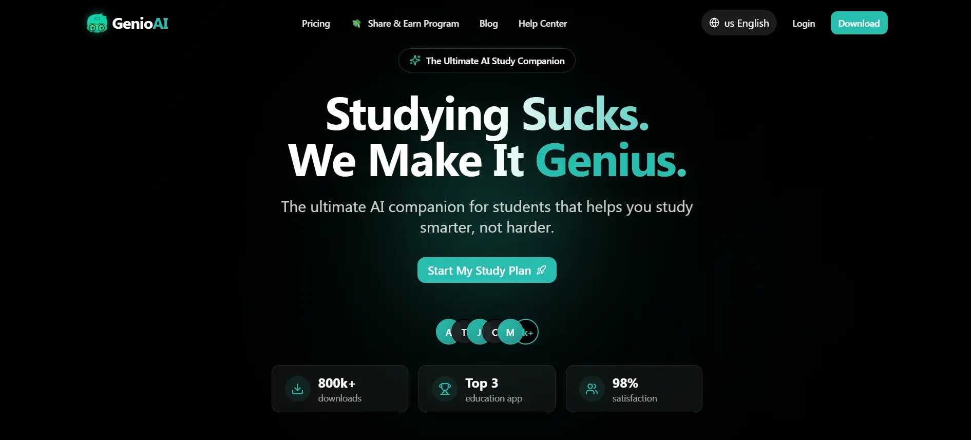 Genio - AI companion for students for smart learning