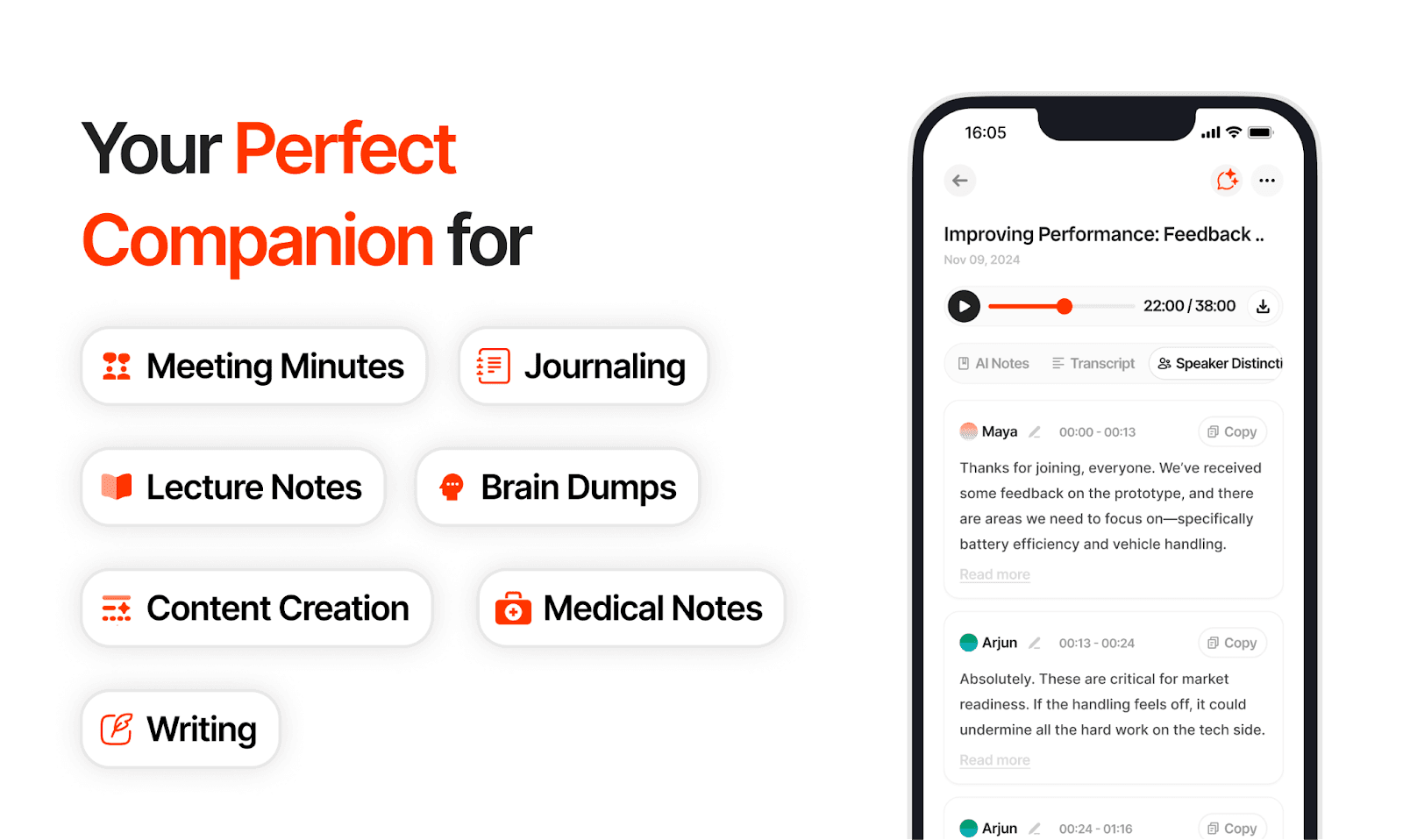 Simplify complex tasks with audionotes