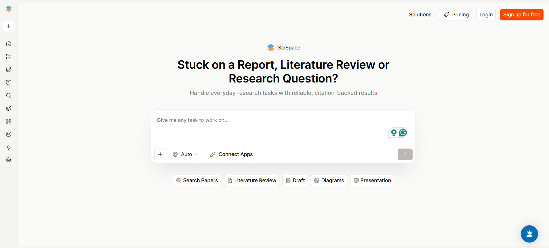 AI Tools for Research and Technical Writing screenshot — Best AI Tools for Engineering Students (2026)